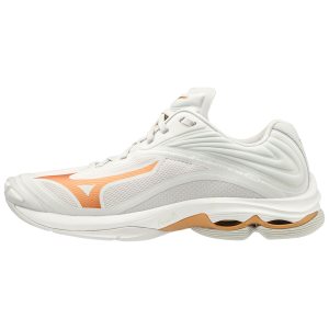 Mizuno Wave Lightning Z6 Παπουτσια Βολλευ Γυναικεια - Ασπρα